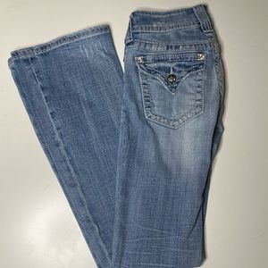 Miss me size 26 boot cut jeans *broken zipper*